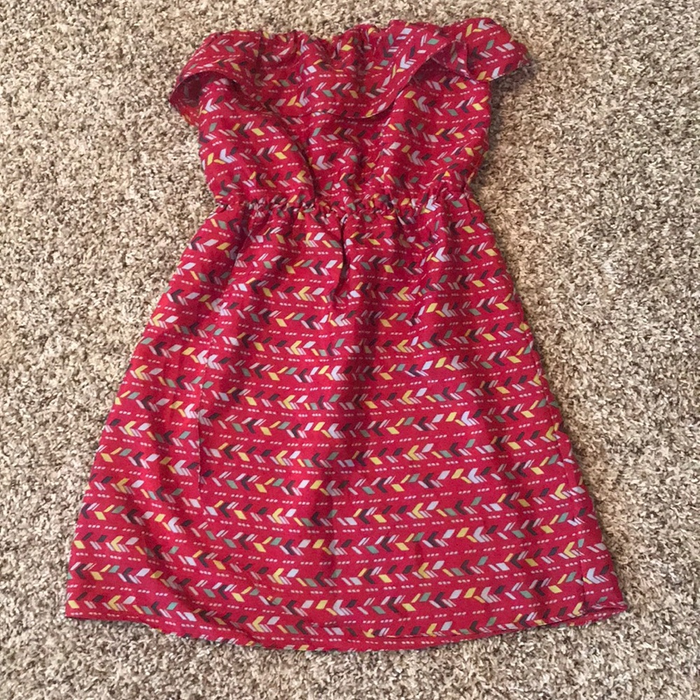 Miss Me Couture Strapless Faux-Wrap Dress